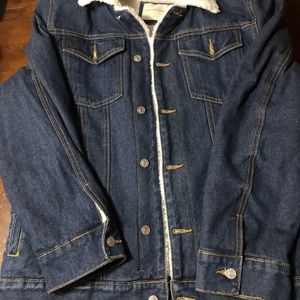 Men’s lined denim jacket